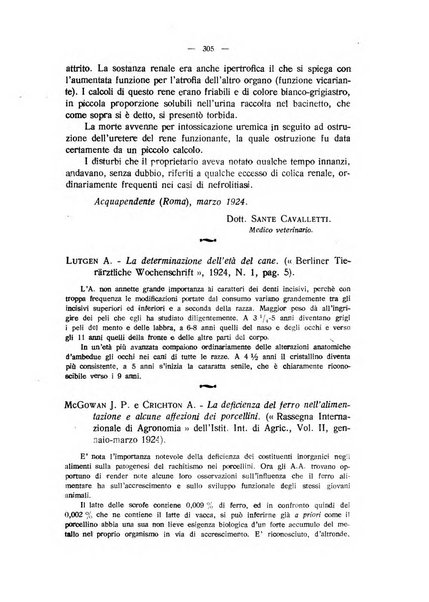 La clinica veterinaria rivista di medicina e chirurgia pratica degli animali domestici