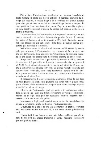 La clinica veterinaria rivista di medicina e chirurgia pratica degli animali domestici