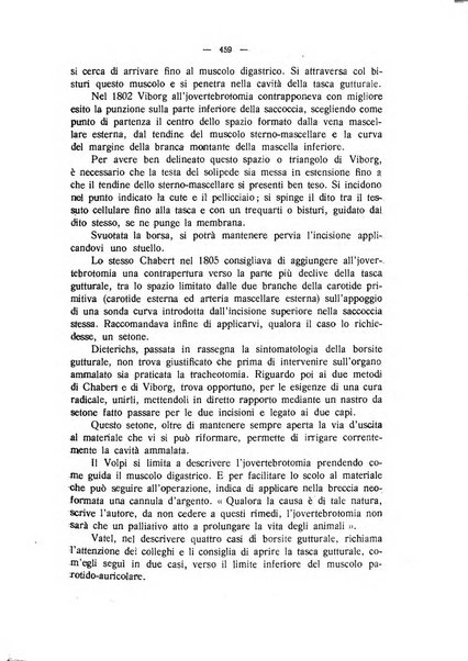 La clinica veterinaria rivista di medicina e chirurgia pratica degli animali domestici