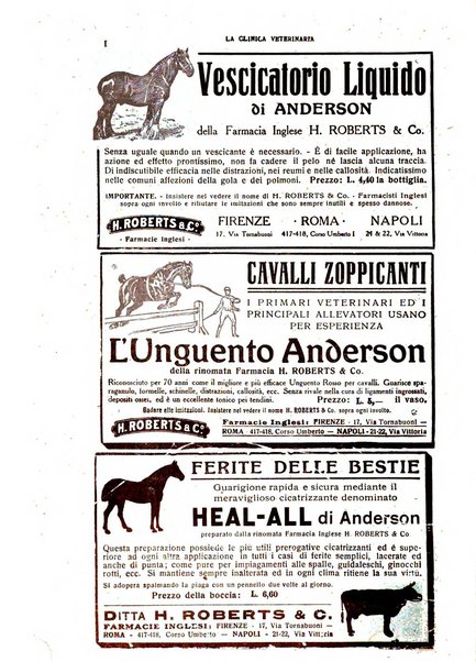 La clinica veterinaria rivista di medicina e chirurgia pratica degli animali domestici