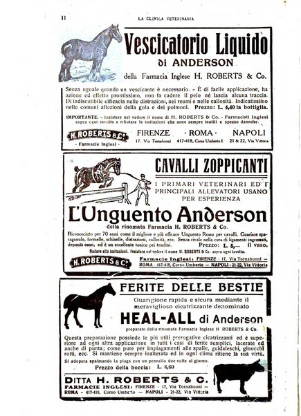 La clinica veterinaria rivista di medicina e chirurgia pratica degli animali domestici