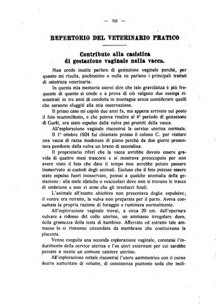 La clinica veterinaria rivista di medicina e chirurgia pratica degli animali domestici