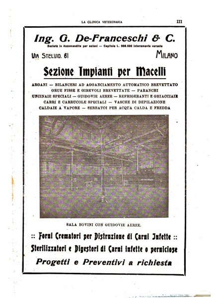 La clinica veterinaria rivista di medicina e chirurgia pratica degli animali domestici