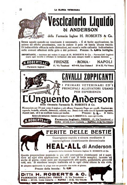 La clinica veterinaria rivista di medicina e chirurgia pratica degli animali domestici