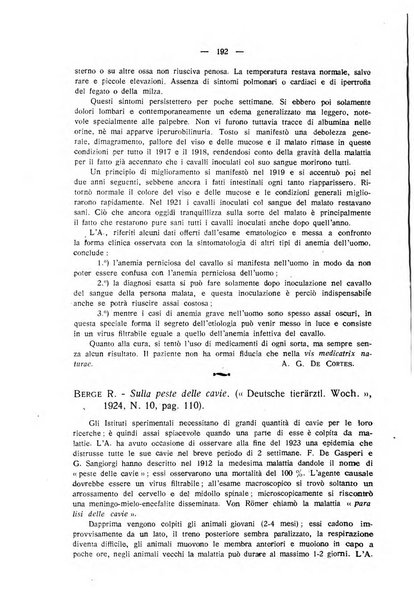 La clinica veterinaria rivista di medicina e chirurgia pratica degli animali domestici