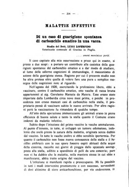 La clinica veterinaria rivista di medicina e chirurgia pratica degli animali domestici