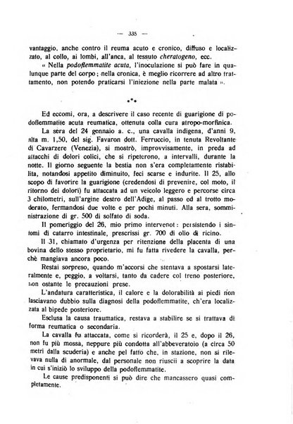 La clinica veterinaria rivista di medicina e chirurgia pratica degli animali domestici