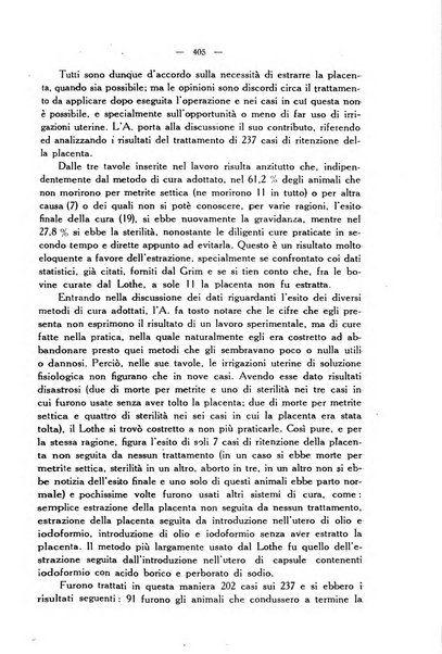 La clinica veterinaria rivista di medicina e chirurgia pratica degli animali domestici