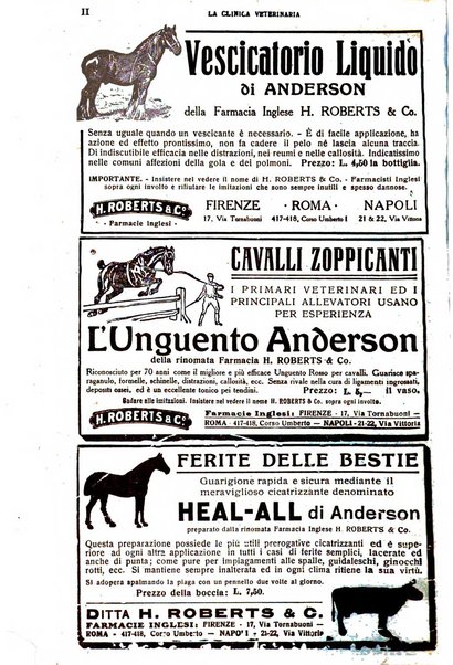 La clinica veterinaria rivista di medicina e chirurgia pratica degli animali domestici