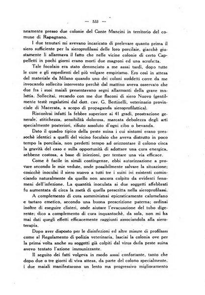 La clinica veterinaria rivista di medicina e chirurgia pratica degli animali domestici