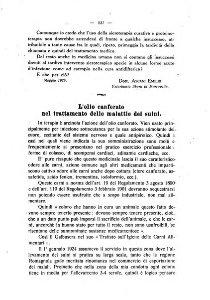 La clinica veterinaria rivista di medicina e chirurgia pratica degli animali domestici