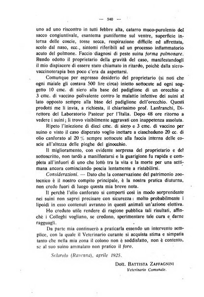 La clinica veterinaria rivista di medicina e chirurgia pratica degli animali domestici