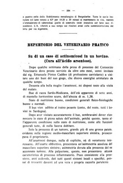 La clinica veterinaria rivista di medicina e chirurgia pratica degli animali domestici