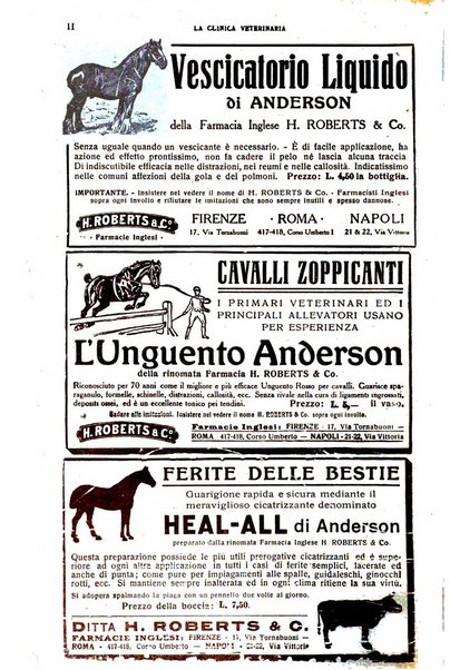 La clinica veterinaria rivista di medicina e chirurgia pratica degli animali domestici