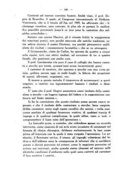 La clinica veterinaria rivista di medicina e chirurgia pratica degli animali domestici