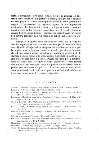 La clinica veterinaria rivista di medicina e chirurgia pratica degli animali domestici