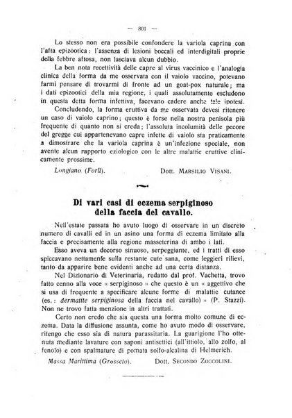 La clinica veterinaria rivista di medicina e chirurgia pratica degli animali domestici