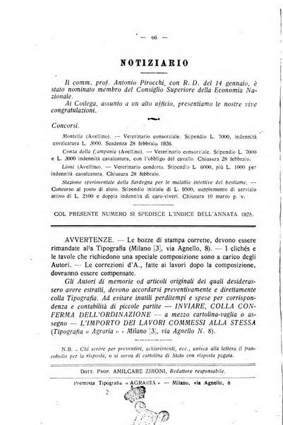 La clinica veterinaria rivista di medicina e chirurgia pratica degli animali domestici