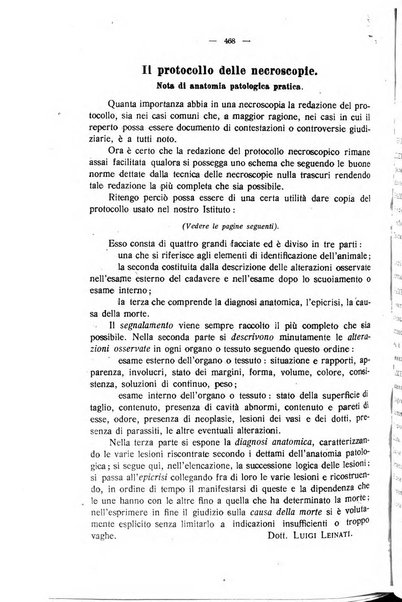 La clinica veterinaria rivista di medicina e chirurgia pratica degli animali domestici