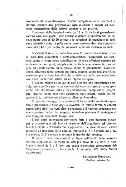 La clinica veterinaria rivista di medicina e chirurgia pratica degli animali domestici