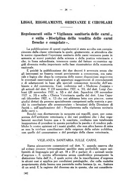 La clinica veterinaria rivista di medicina e chirurgia pratica degli animali domestici