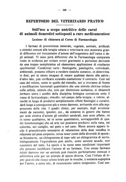 La clinica veterinaria rivista di medicina e chirurgia pratica degli animali domestici