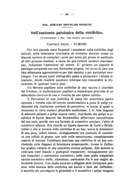 La clinica veterinaria rivista di medicina e chirurgia pratica degli animali domestici