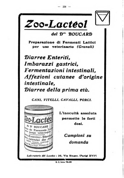 La clinica veterinaria rivista di medicina e chirurgia pratica degli animali domestici