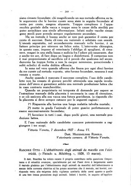 La clinica veterinaria rivista di medicina e chirurgia pratica degli animali domestici