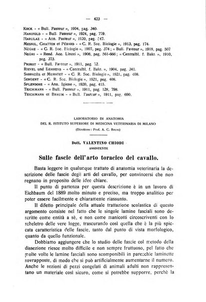 La clinica veterinaria rivista di medicina e chirurgia pratica degli animali domestici