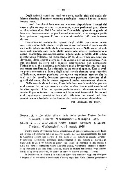 La clinica veterinaria rivista di medicina e chirurgia pratica degli animali domestici