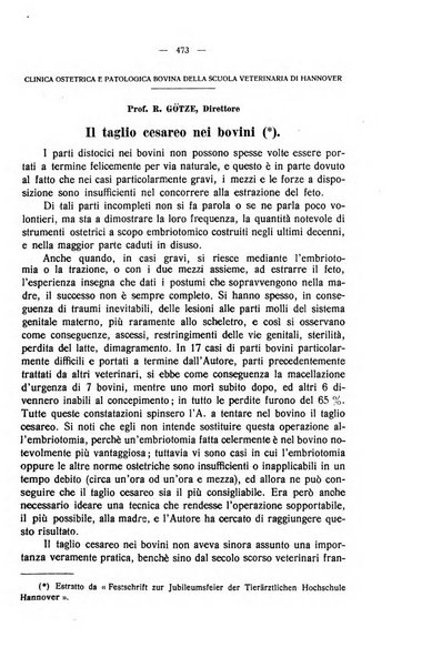 La clinica veterinaria rivista di medicina e chirurgia pratica degli animali domestici