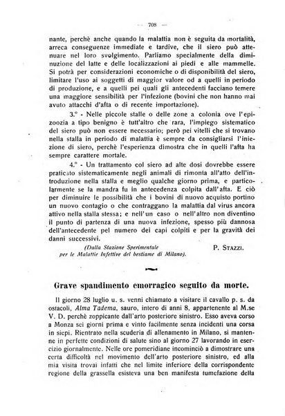 La clinica veterinaria rivista di medicina e chirurgia pratica degli animali domestici