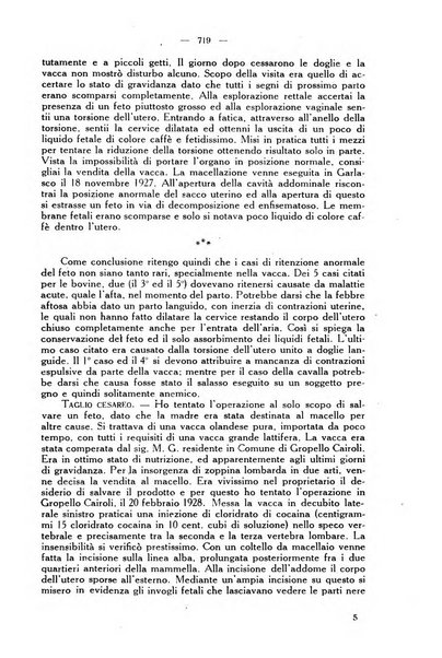 La clinica veterinaria rivista di medicina e chirurgia pratica degli animali domestici