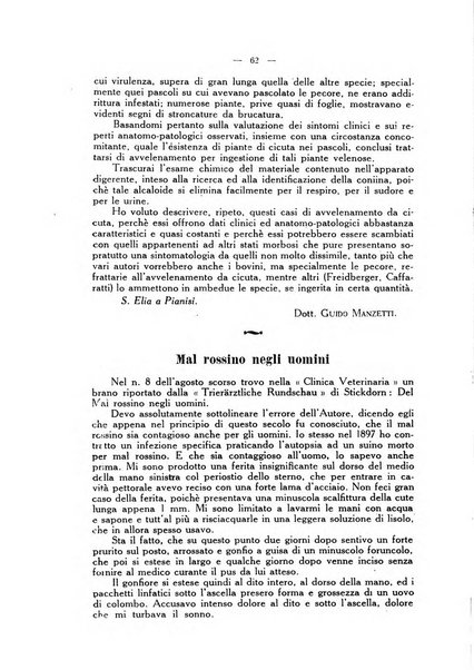 La clinica veterinaria rivista di medicina e chirurgia pratica degli animali domestici