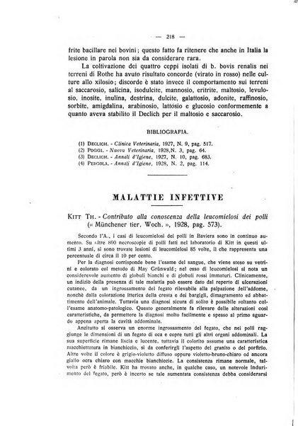 La clinica veterinaria rivista di medicina e chirurgia pratica degli animali domestici