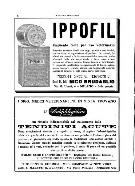 La clinica veterinaria rivista di medicina e chirurgia pratica degli animali domestici