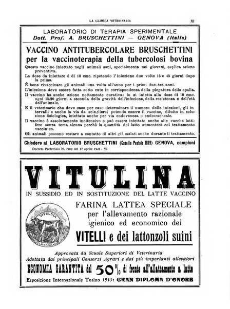 La clinica veterinaria rivista di medicina e chirurgia pratica degli animali domestici