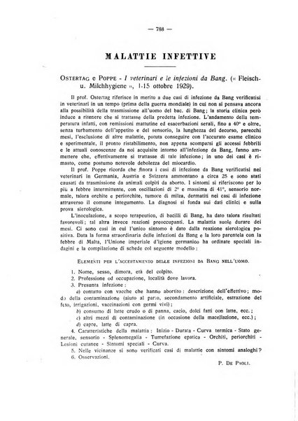 La clinica veterinaria rivista di medicina e chirurgia pratica degli animali domestici