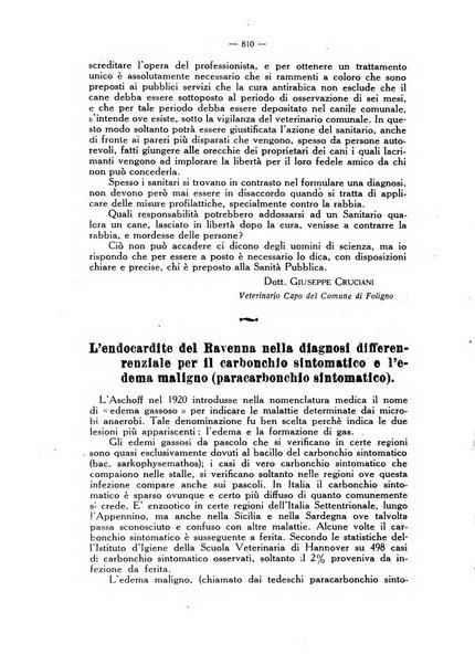 La clinica veterinaria rivista di medicina e chirurgia pratica degli animali domestici