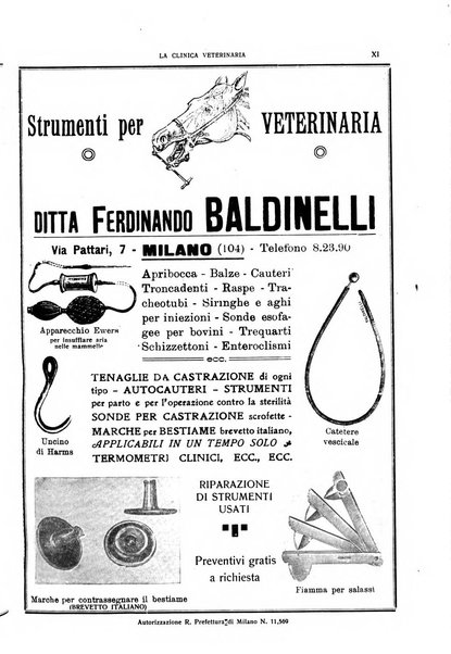 La clinica veterinaria rivista di medicina e chirurgia pratica degli animali domestici