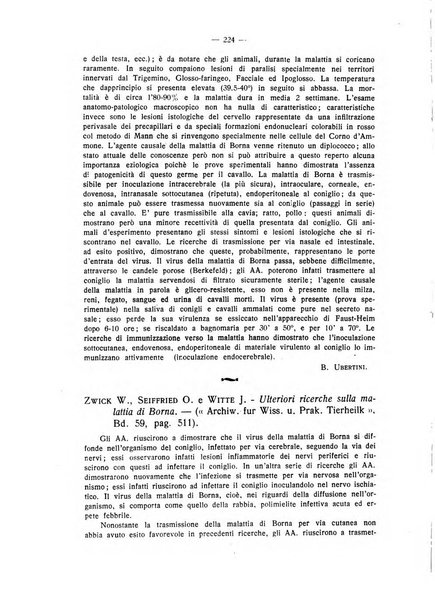 La clinica veterinaria rivista di medicina e chirurgia pratica degli animali domestici