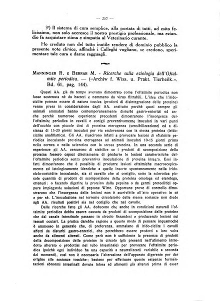 La clinica veterinaria rivista di medicina e chirurgia pratica degli animali domestici