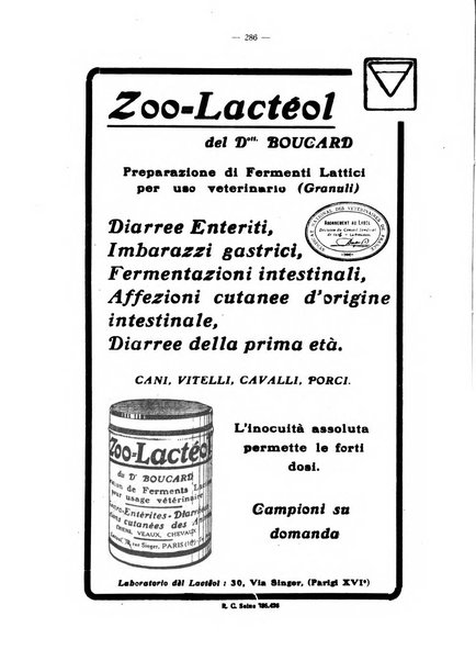 La clinica veterinaria rivista di medicina e chirurgia pratica degli animali domestici