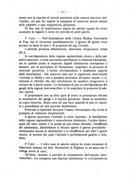 La clinica veterinaria rivista di medicina e chirurgia pratica degli animali domestici