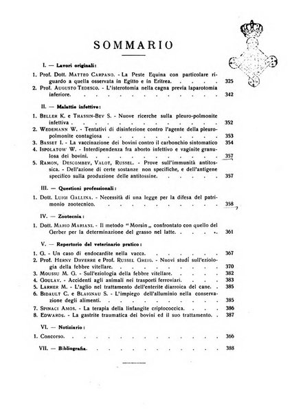 La clinica veterinaria rivista di medicina e chirurgia pratica degli animali domestici