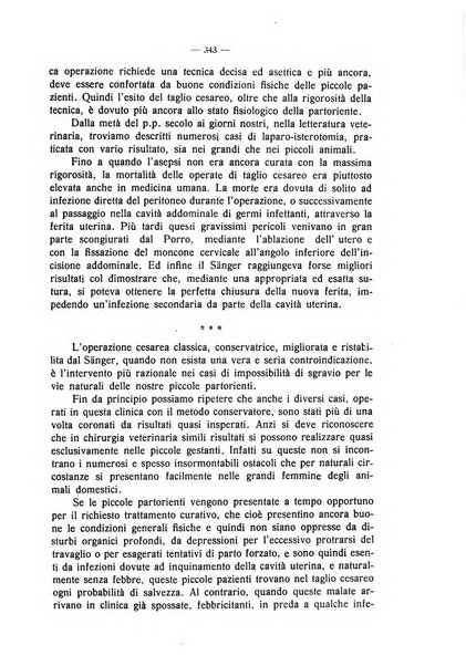 La clinica veterinaria rivista di medicina e chirurgia pratica degli animali domestici