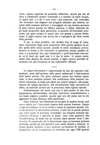 La clinica veterinaria rivista di medicina e chirurgia pratica degli animali domestici