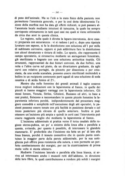 La clinica veterinaria rivista di medicina e chirurgia pratica degli animali domestici