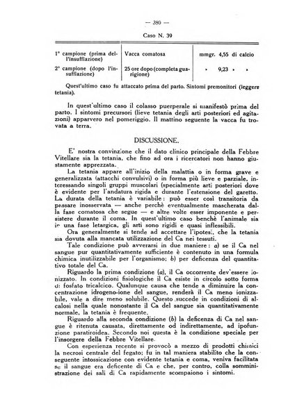 La clinica veterinaria rivista di medicina e chirurgia pratica degli animali domestici